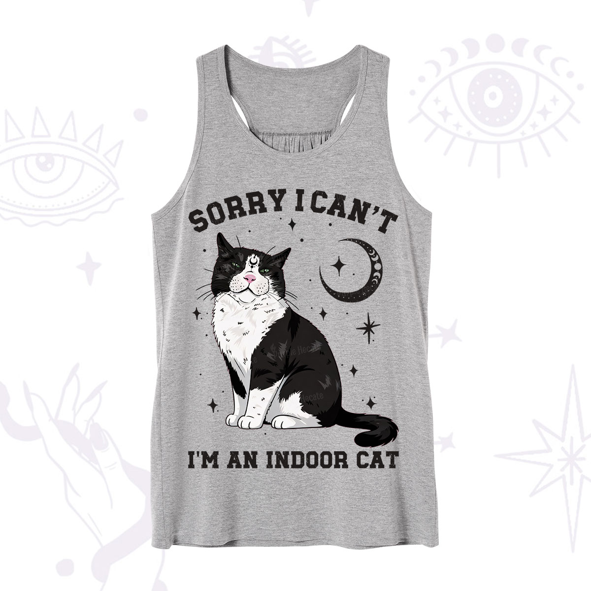 Purplehecate Sorry I Can't Go I'm an Indoor Cat Tank