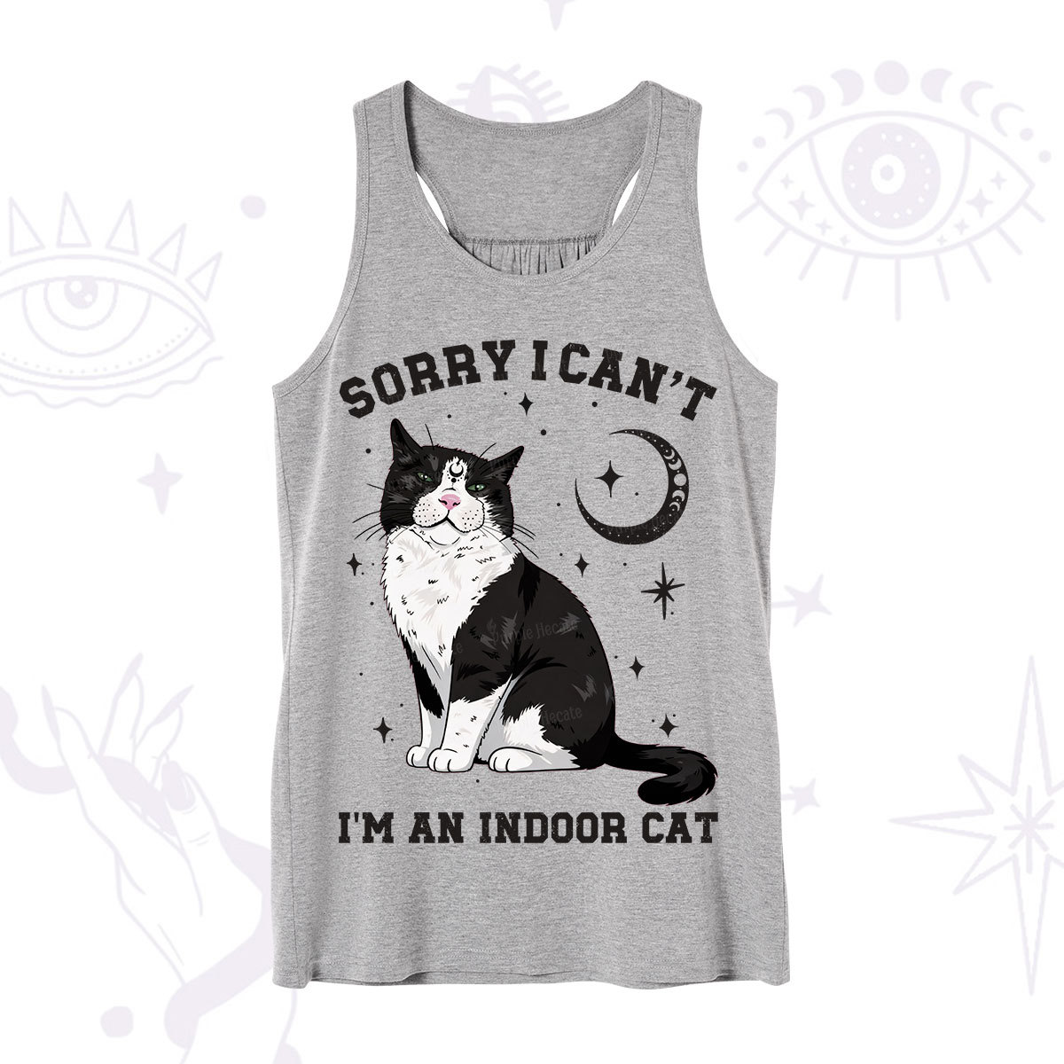 Purplehecate Sorry I Can't Go I'm an Indoor Cat Tank