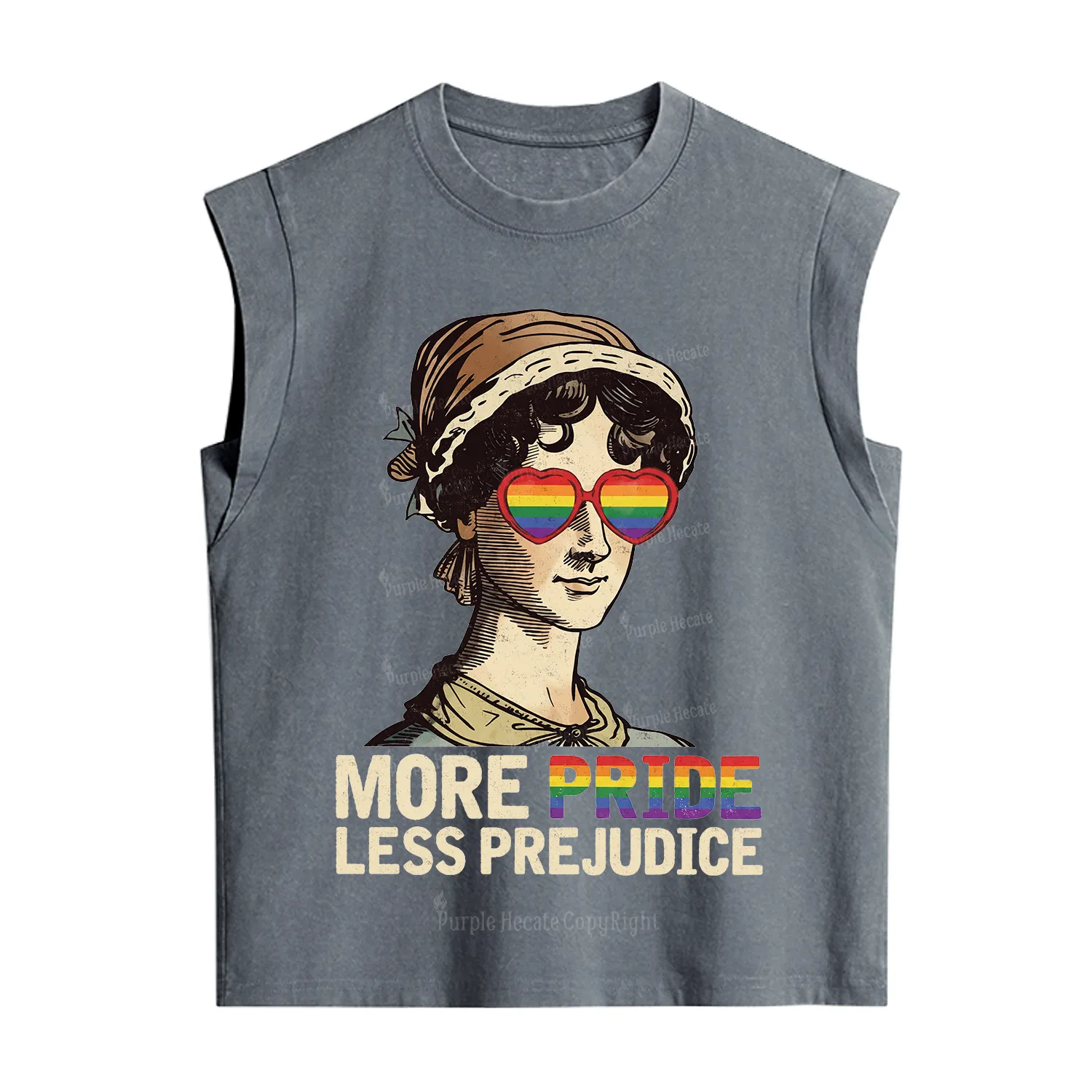 Purplehecate More Pride Less Prejudice Vintage Washed Tank