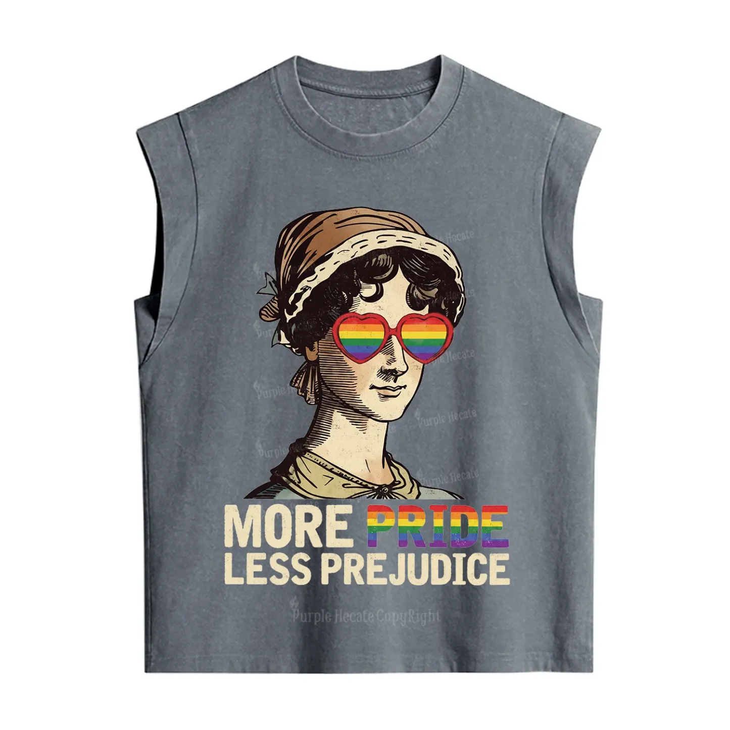Purplehecate More Pride Less Prejudice Vintage Washed Tank