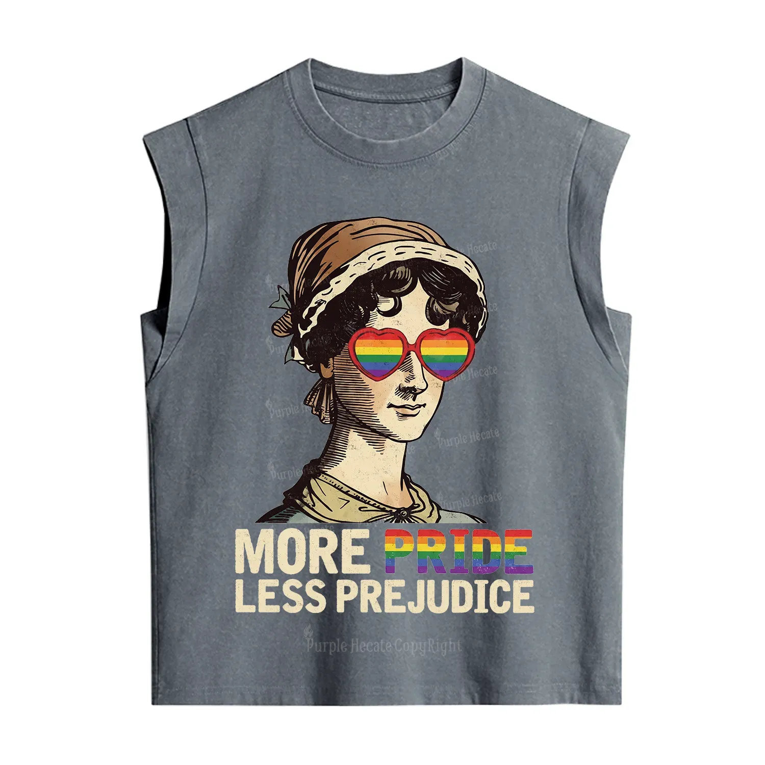 Purplehecate More Pride Less Prejudice Vintage Washed Tank