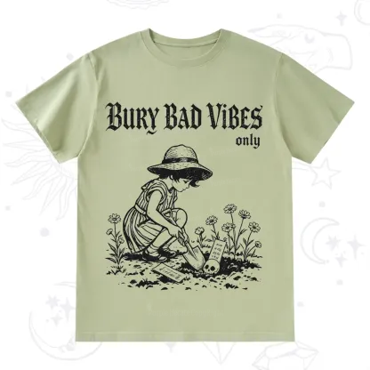 Purplehecate Bury Bad Vibes Only T-Shirt