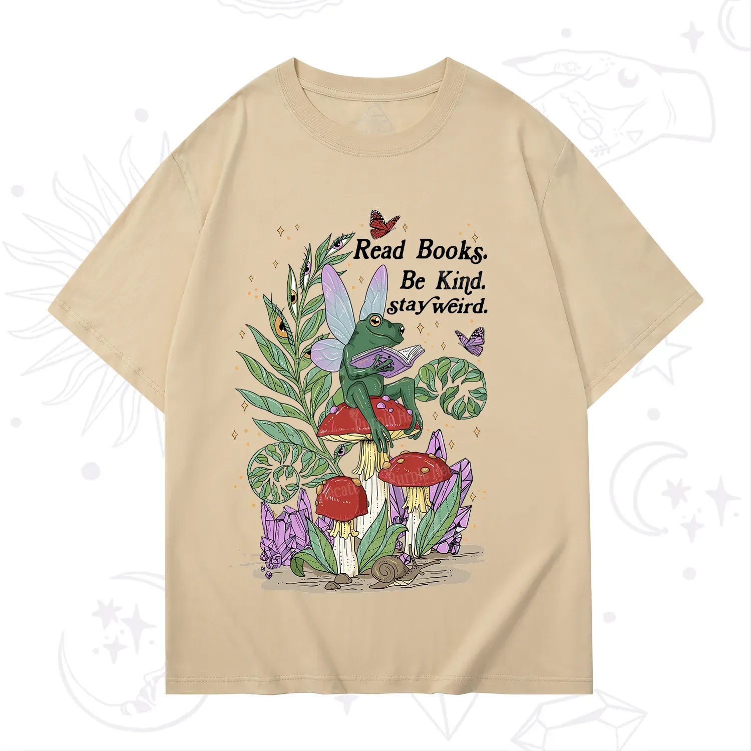 Purplehecate Read Books Be Kind Stay Weird T-Shirt