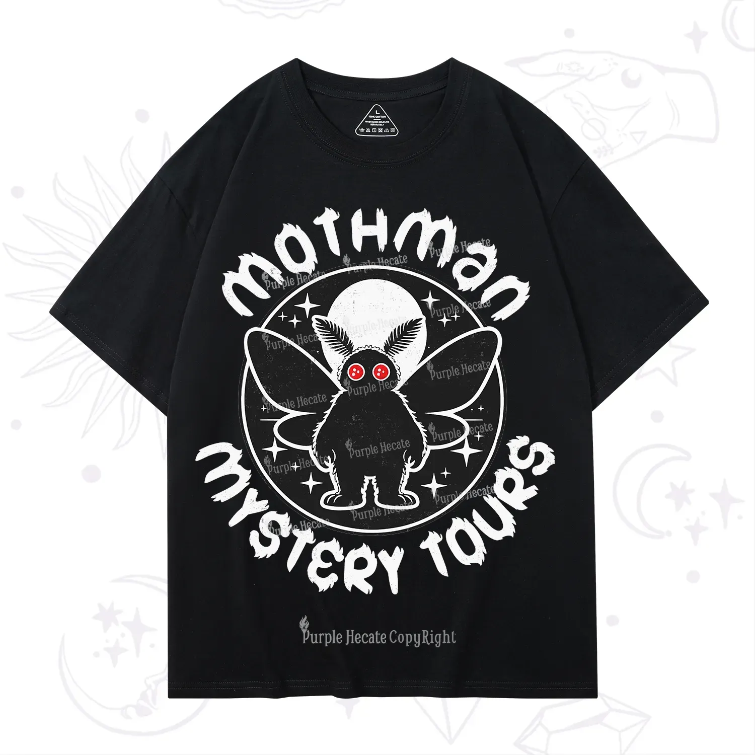 Purplehecate Mothman Mystery Tours T-Shirt