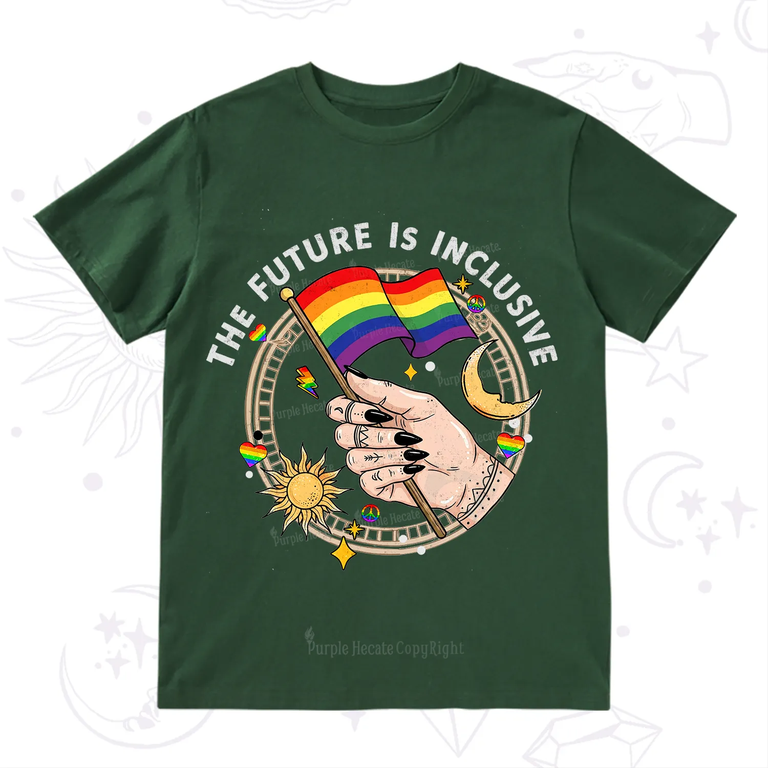 Purplehecate The Future Is Inclusive T-Shirt
