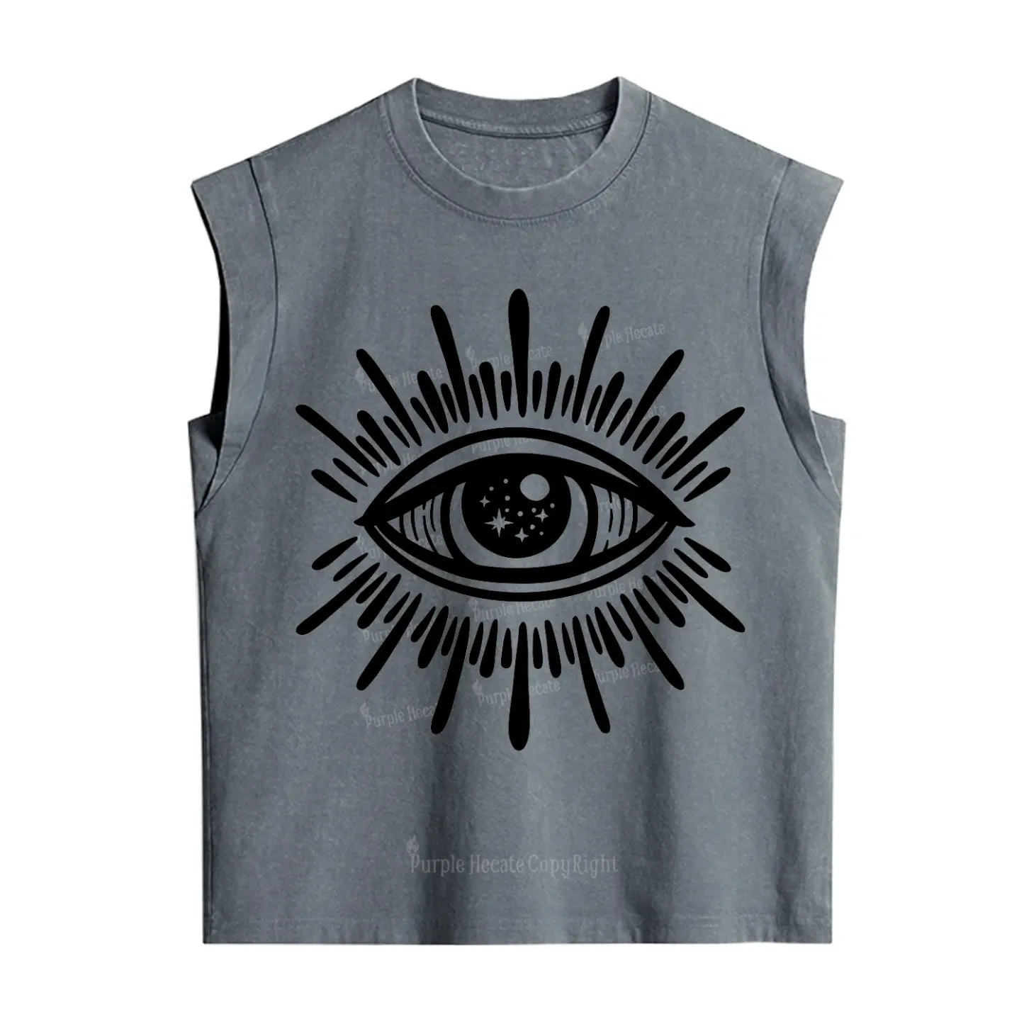 Purplehecate Evil Eye Vintage Washed Tank