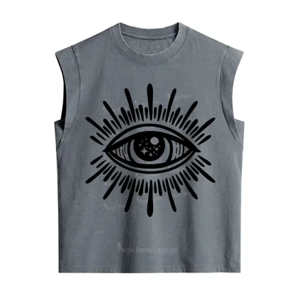 Purplehecate Evil Eye Vintage Washed Tank