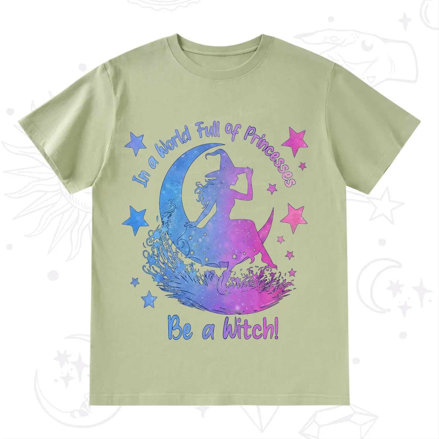 Purplehecate In a World Full of Princesses be a Witch T-Shirt