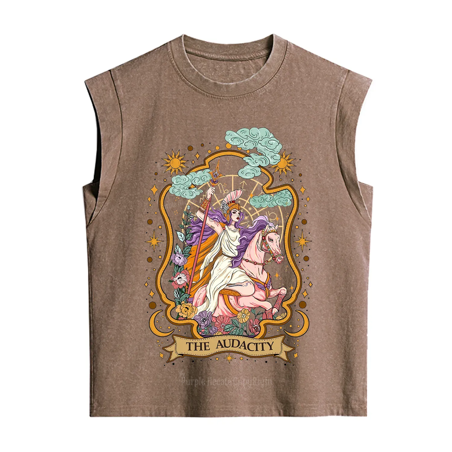 Purplehecate The Audacity Goddess Vintage Washed Tank