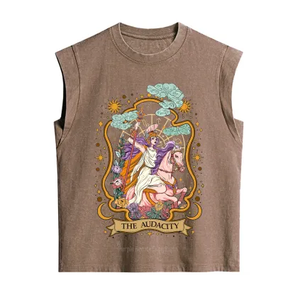 Purplehecate The Audacity Goddess Vintage Washed Tank