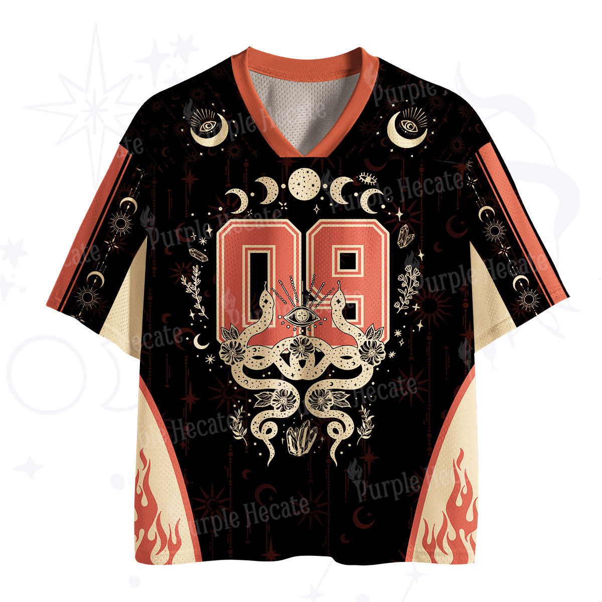 Purplehecate Lunar Serpent Alchemy Mesh Jersey