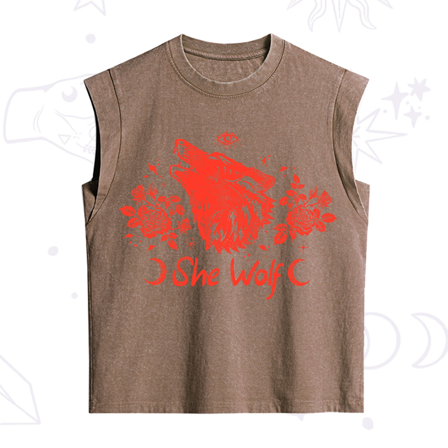 Purplehecate She Wolf Vintage Washed Tank