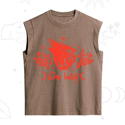 Purplehecate She Wolf Vintage Washed Tank