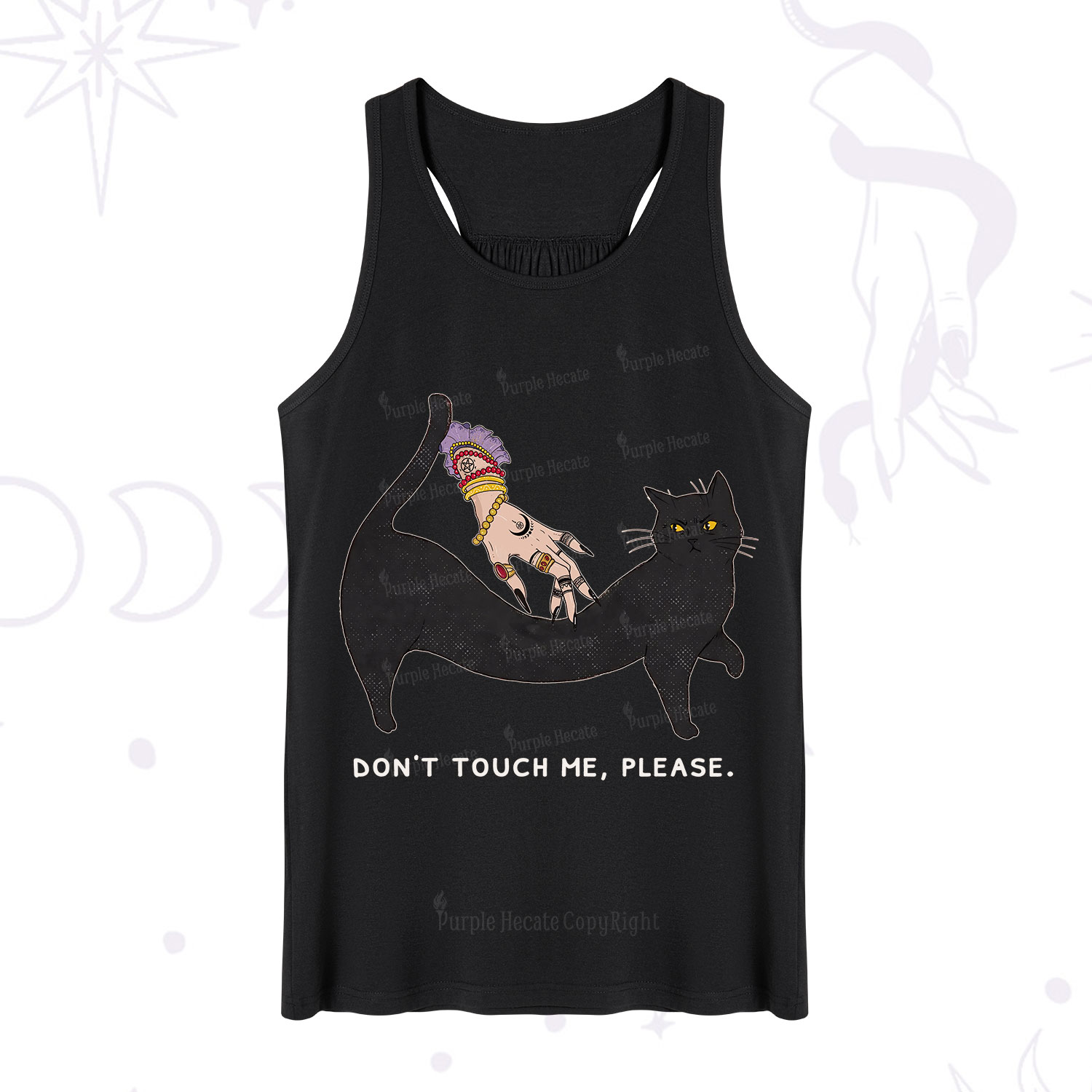 Purplehecate Don't Touch Me Tank