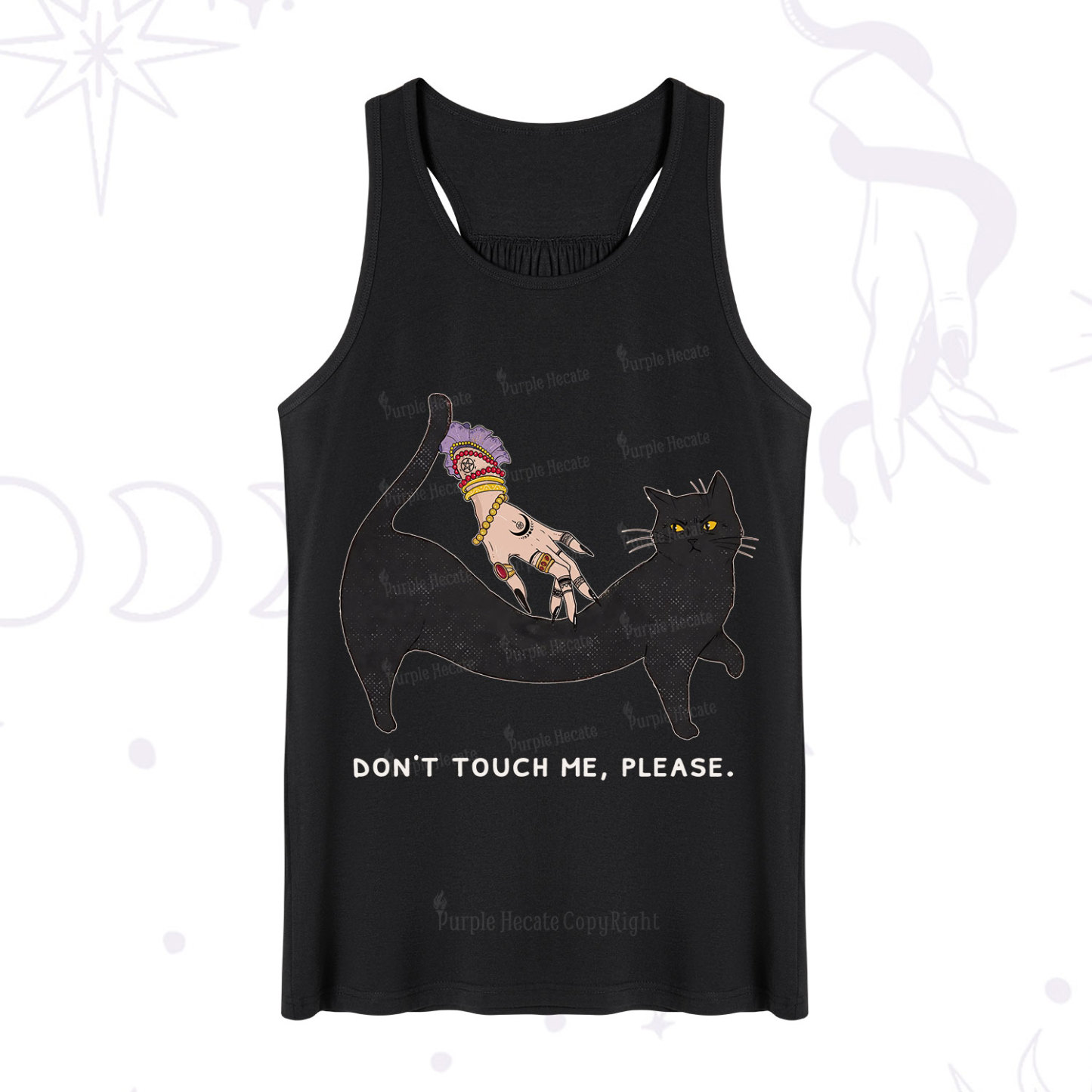 Purplehecate Don't Touch Me Tank