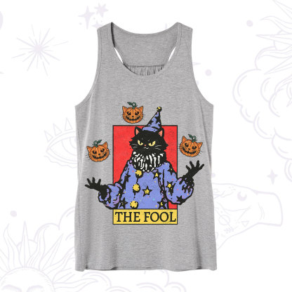 Purplehecate Spooky Fool Black Cat Tank