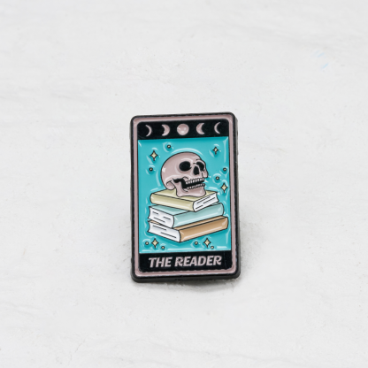 Purplehecate The Reader Pin