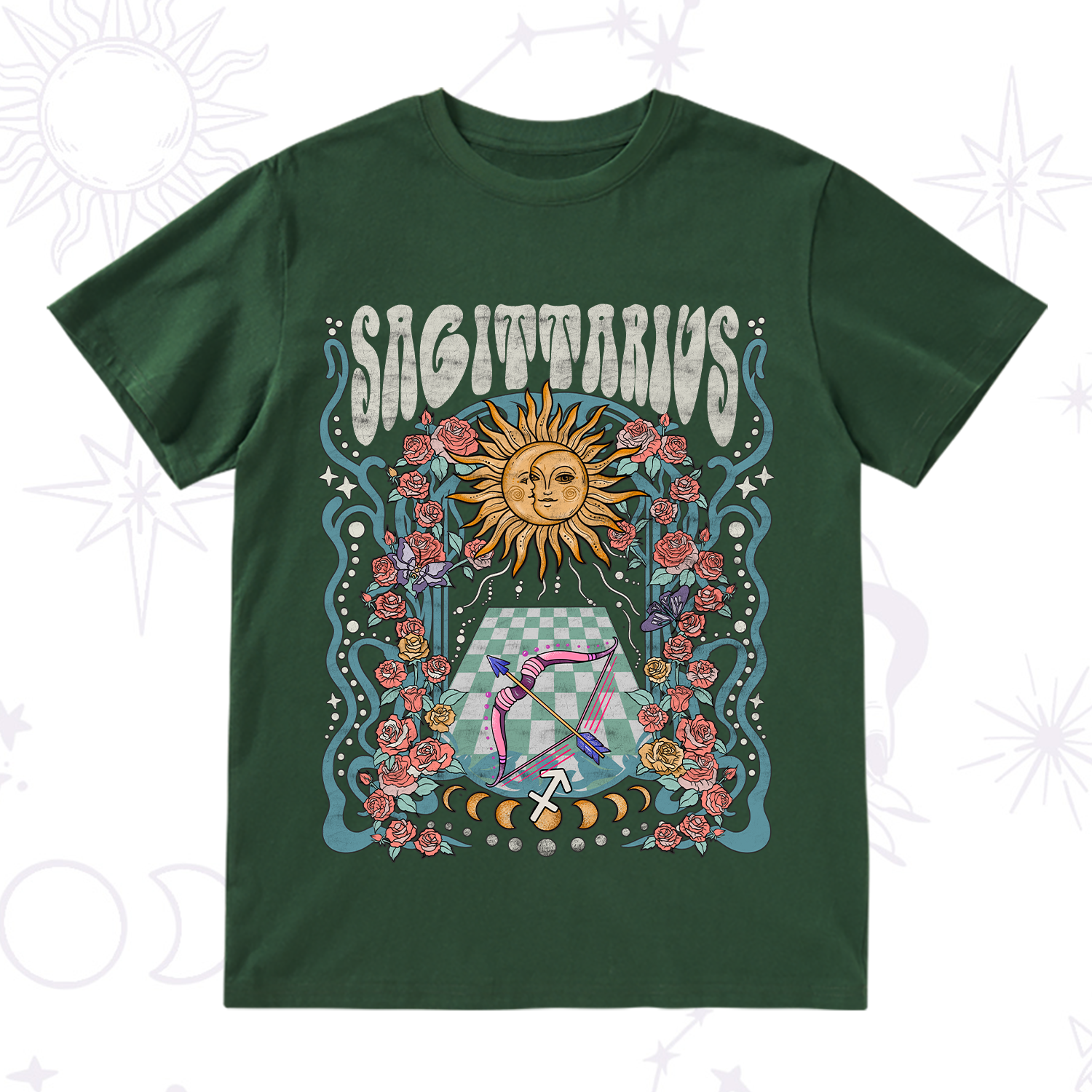 Purplehecate Sagittarius Spirit Zodiac T-Shirt