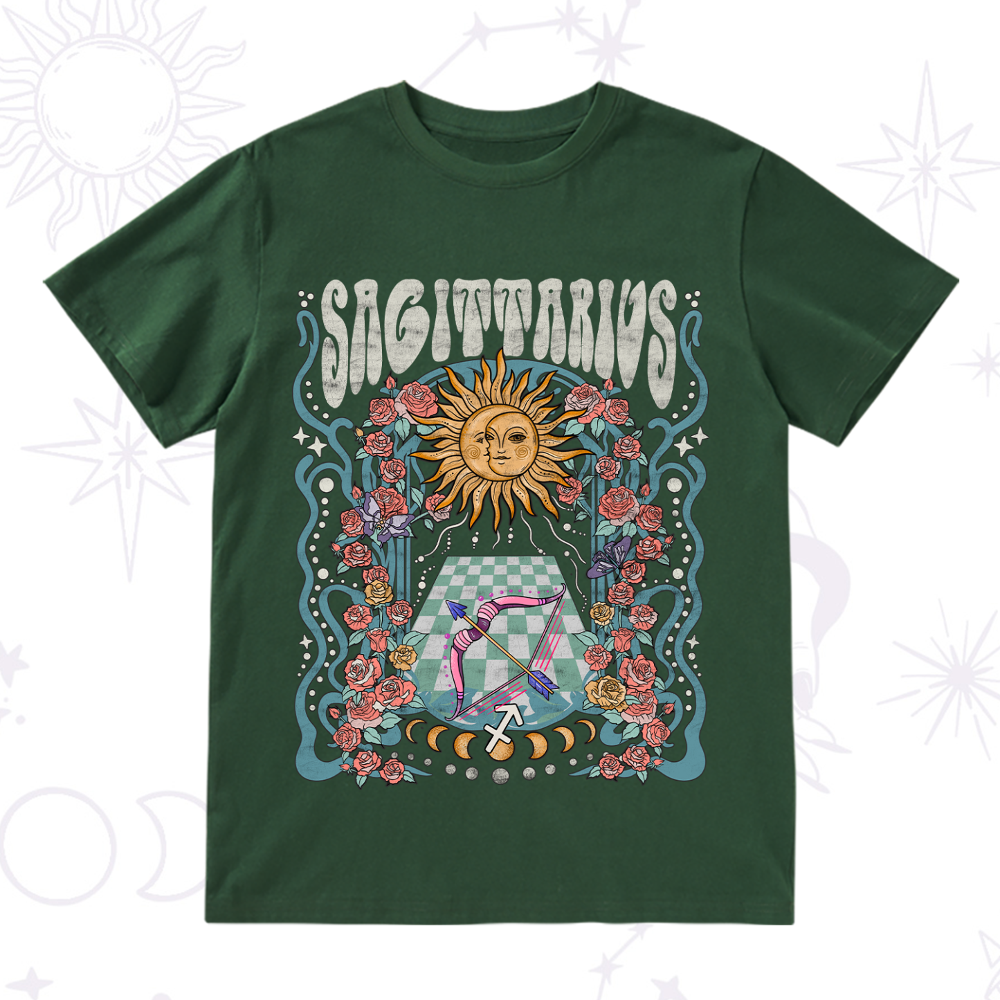 Purplehecate Sagittarius Spirit Zodiac T-Shirt