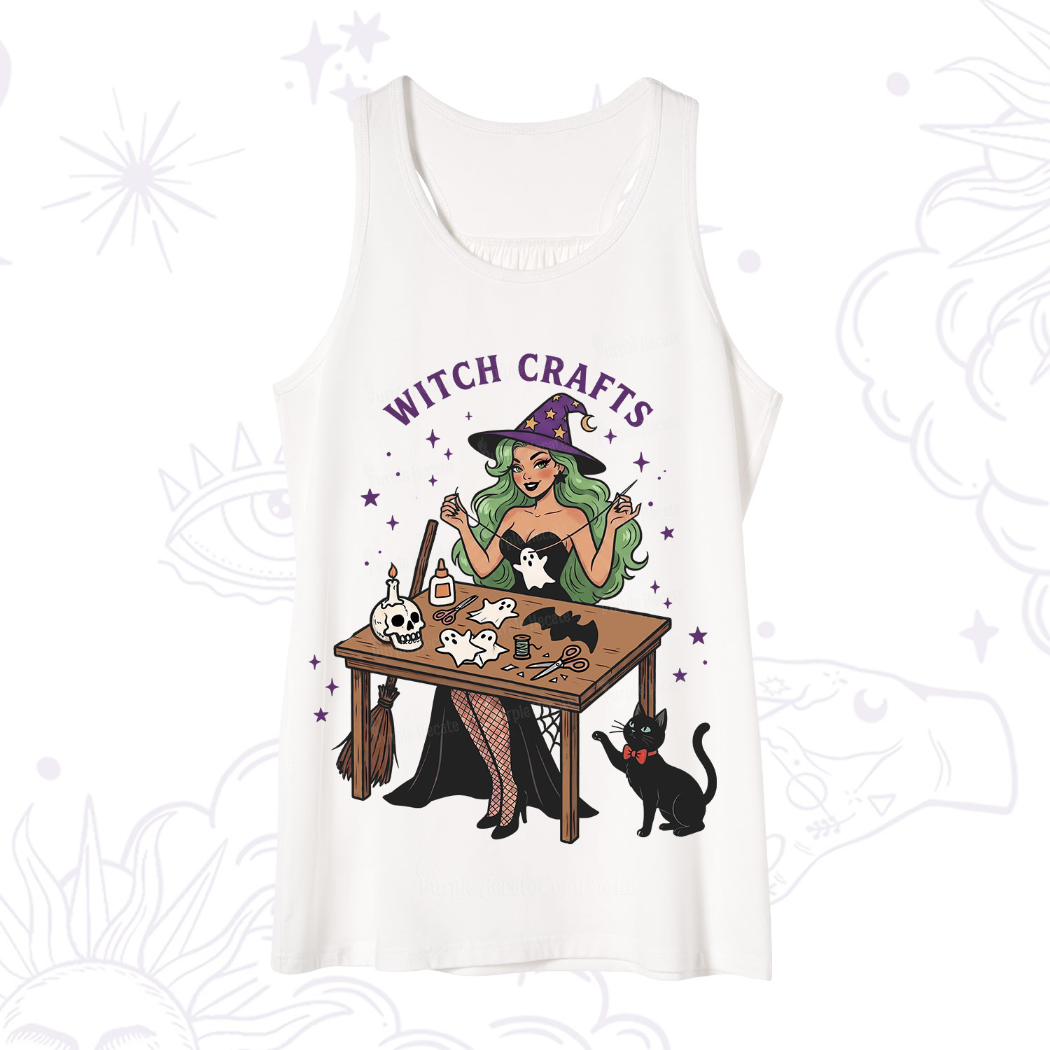 Purplehecate Quirky Witch Crafts Tank
