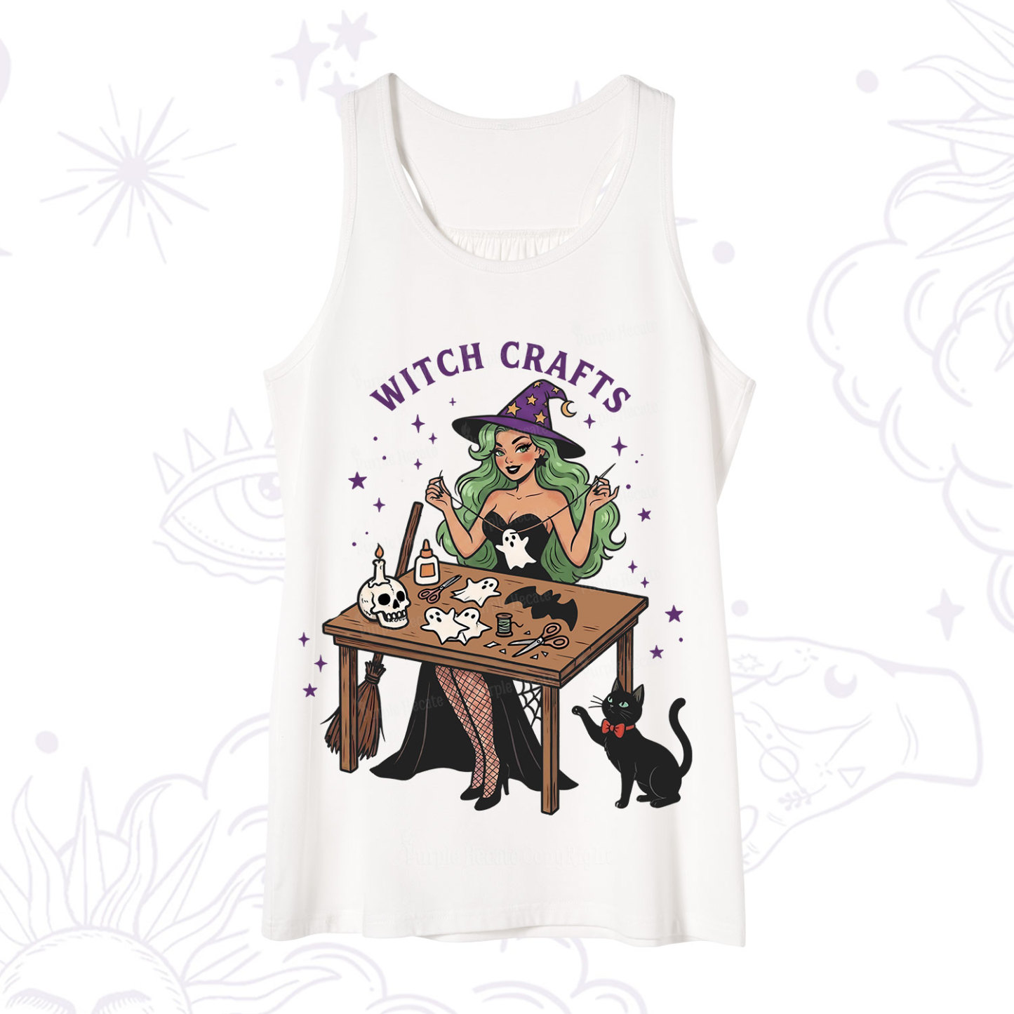 Purplehecate Quirky Witch Crafts Tank