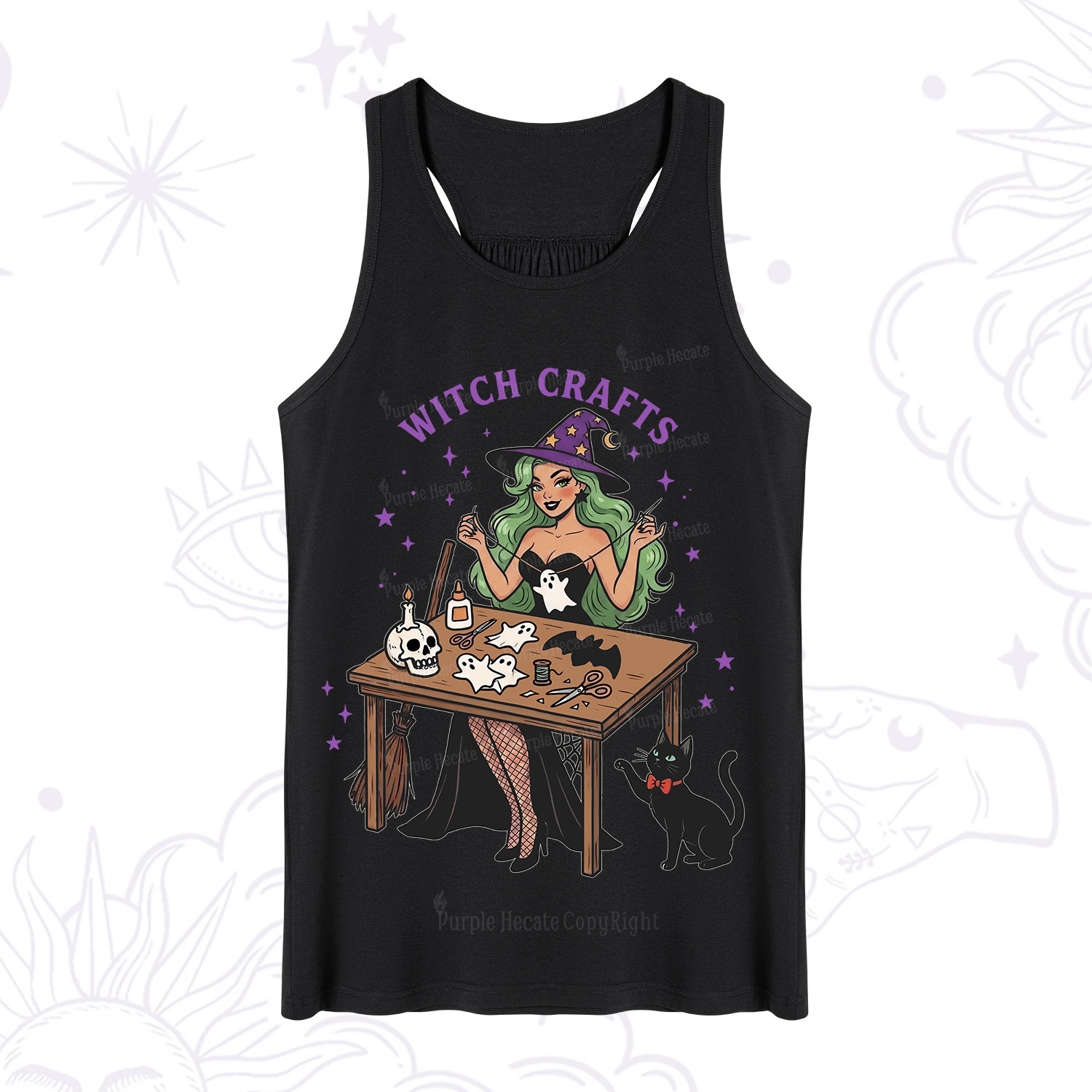 Purplehecate Quirky Witch Crafts Tank