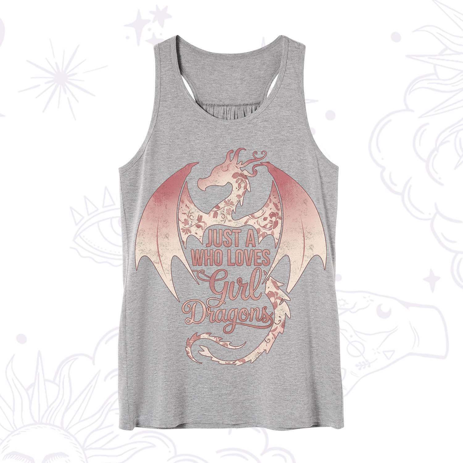 Purplehecate Just A Girl Who Loves Dragons Tank