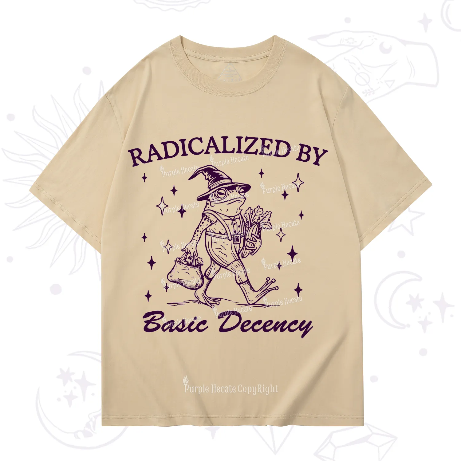 Purplehecate Radicalized By Basic Decency T-Shirt