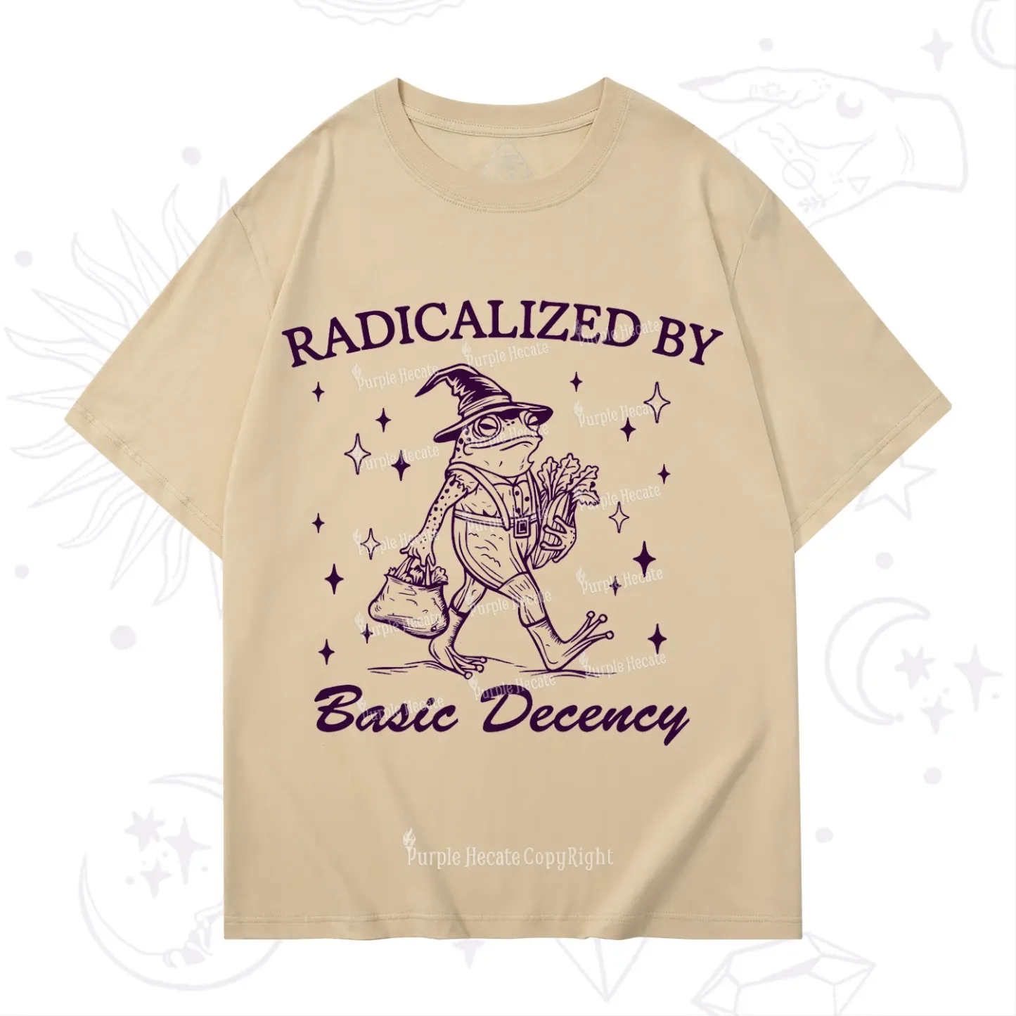 Purplehecate Radicalized By Basic Decency T-Shirt