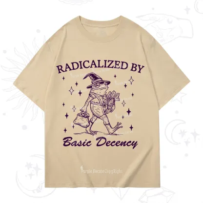 Purplehecate Radicalized By Basic Decency T-Shirt