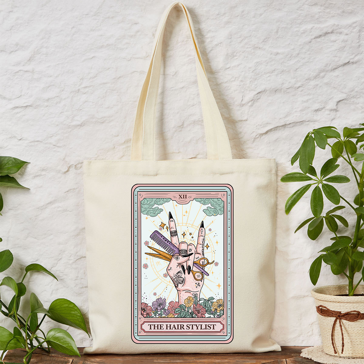 Purplehecate The Hair Stylist Tarot Tote Bag