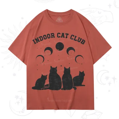 Purplehecate Indoor Cat Club T-Shirt