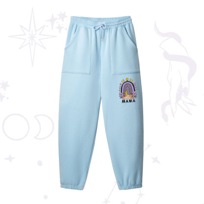 Purplehecate Gothic Mama Rainbow Fleece Sweatpants