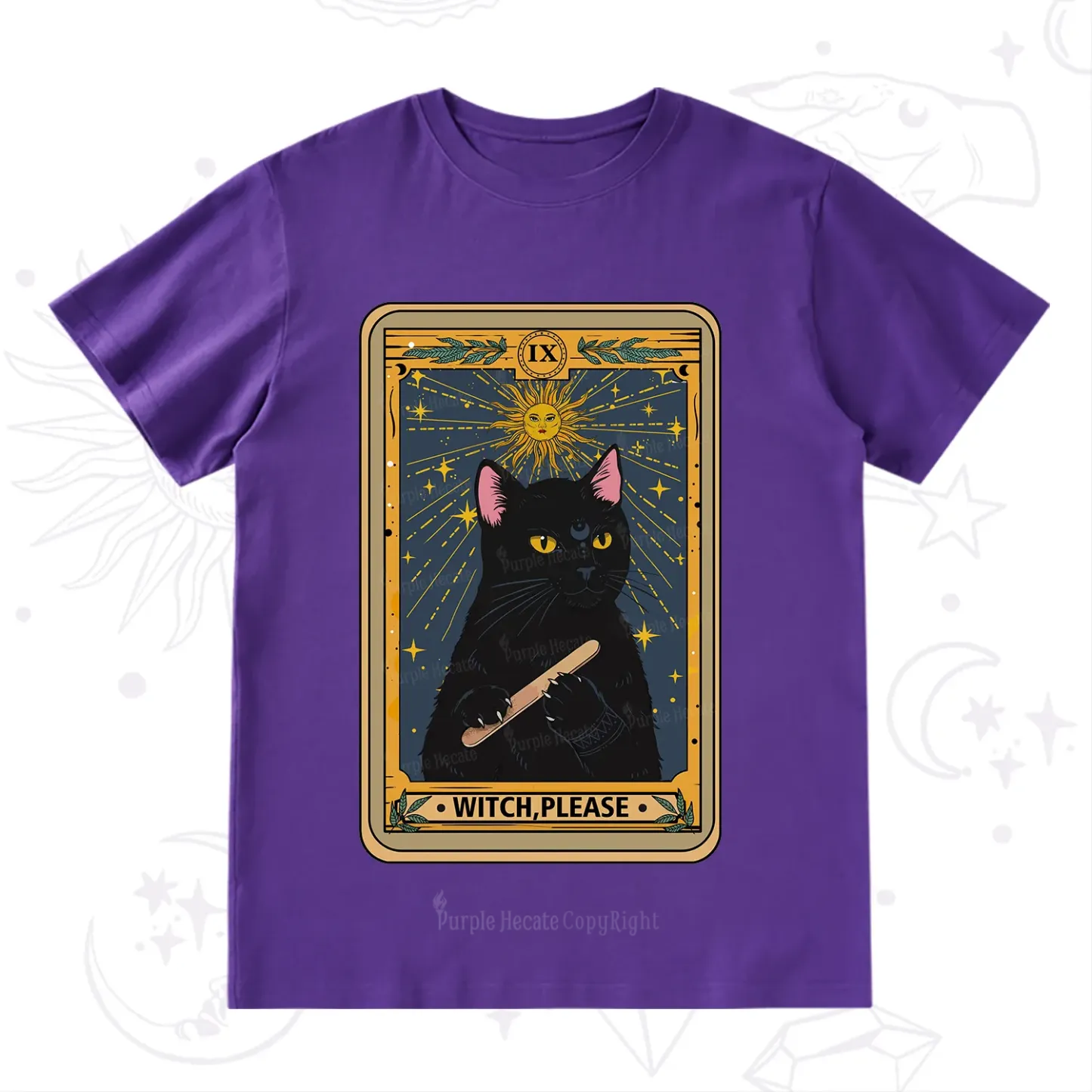 Purplehecate The Witch Please Tarot T-Shirt