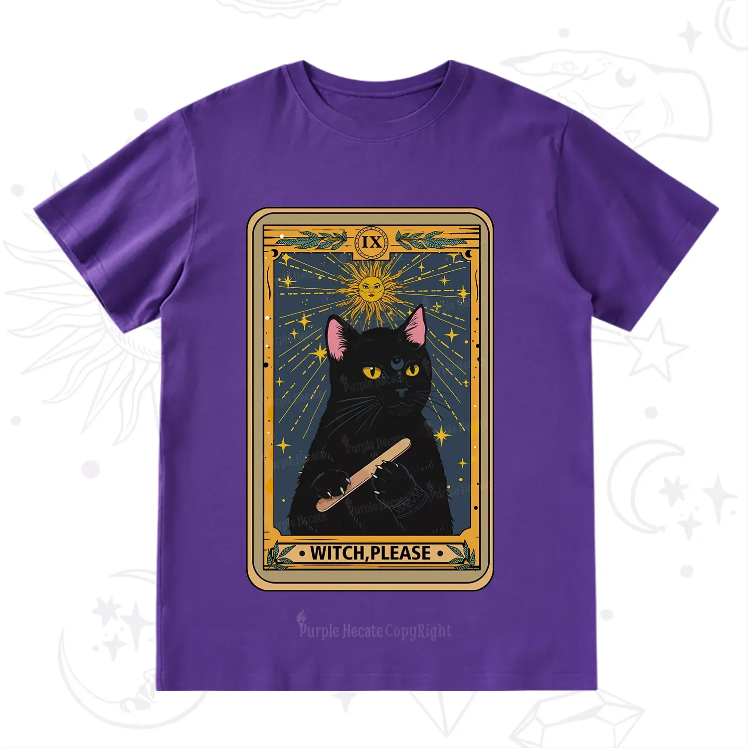 Purplehecate The Witch Please Tarot T-Shirt