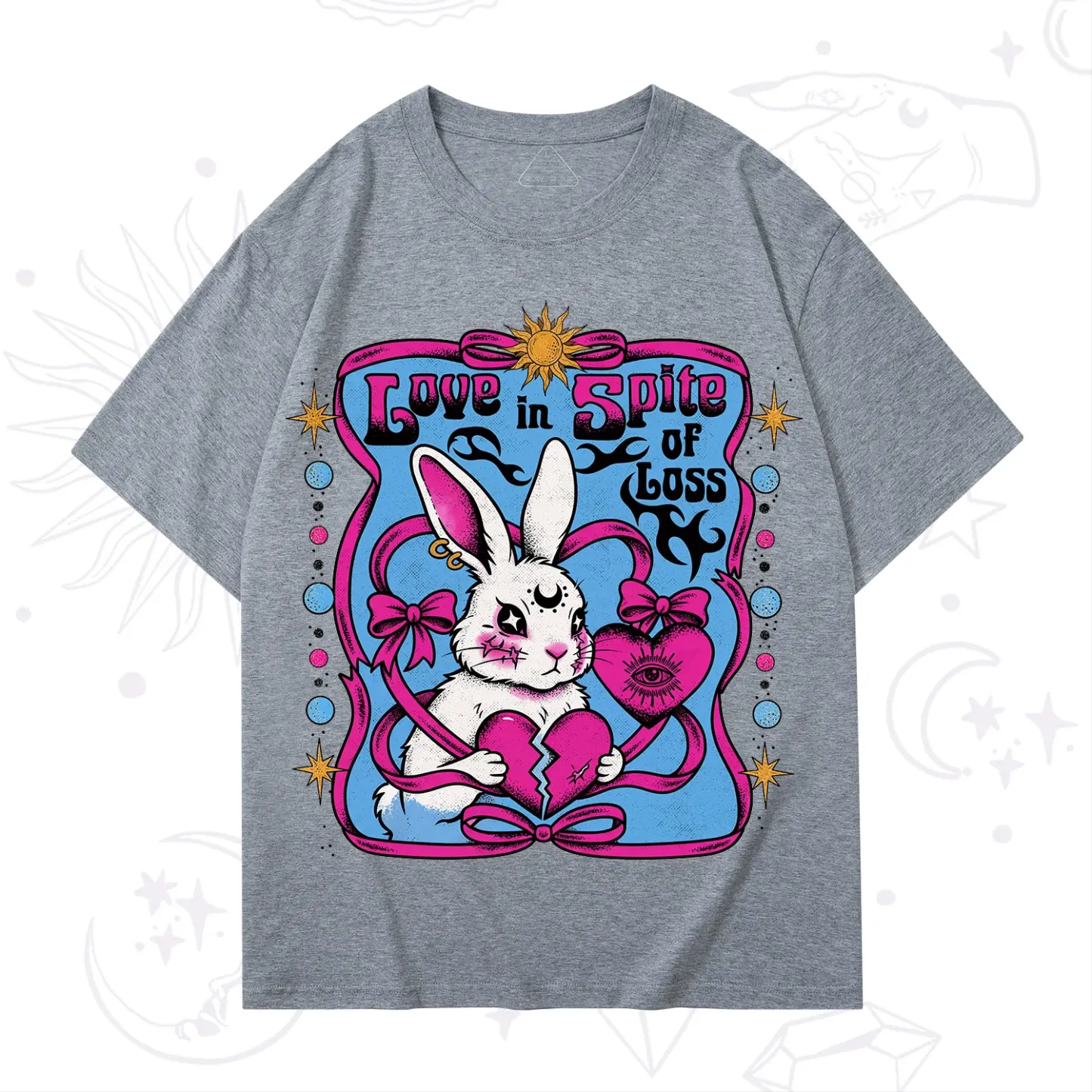 Purplehecate Love in Spite of Loss Bunny T-Shirt