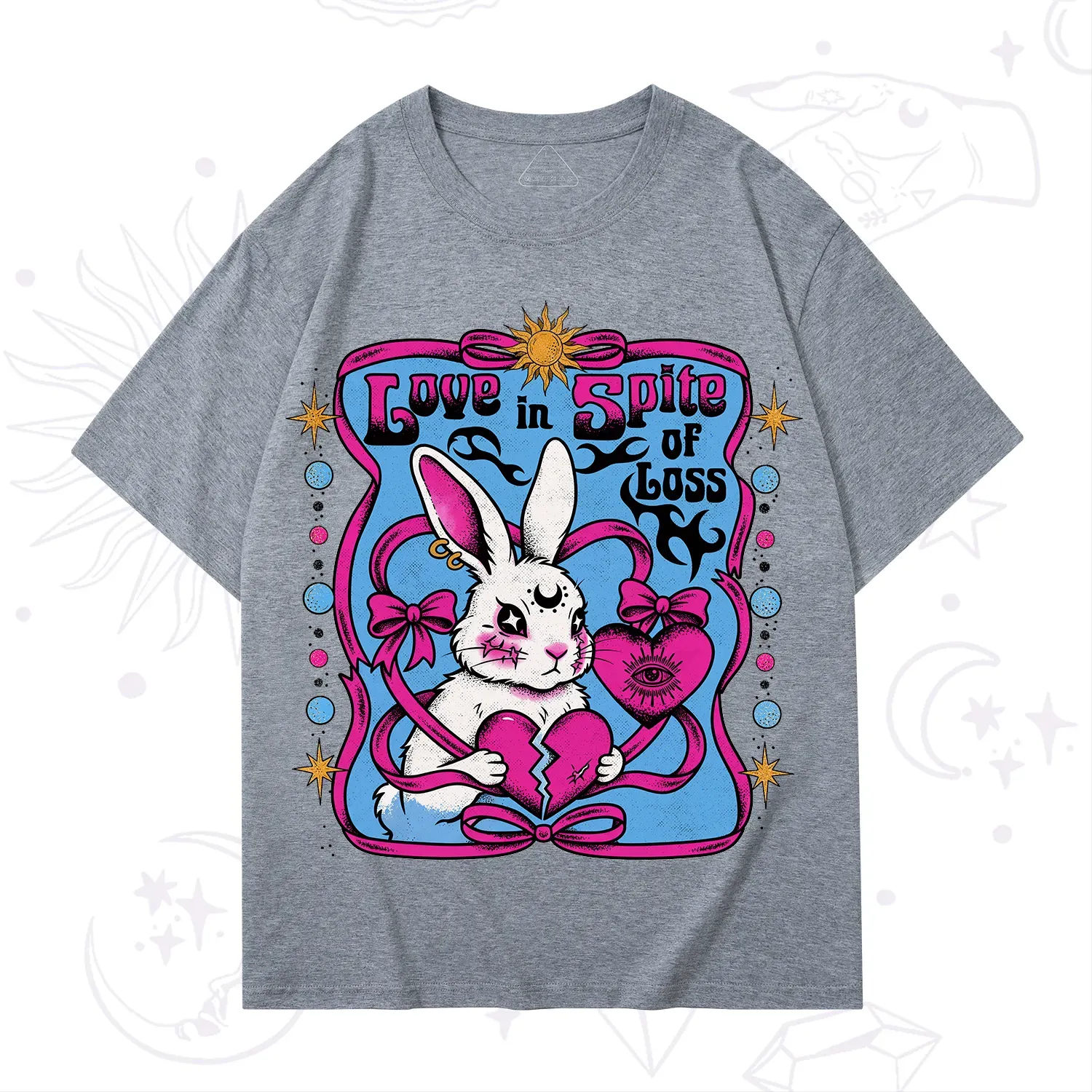 Purplehecate Love in Spite of Loss Bunny T-Shirt
