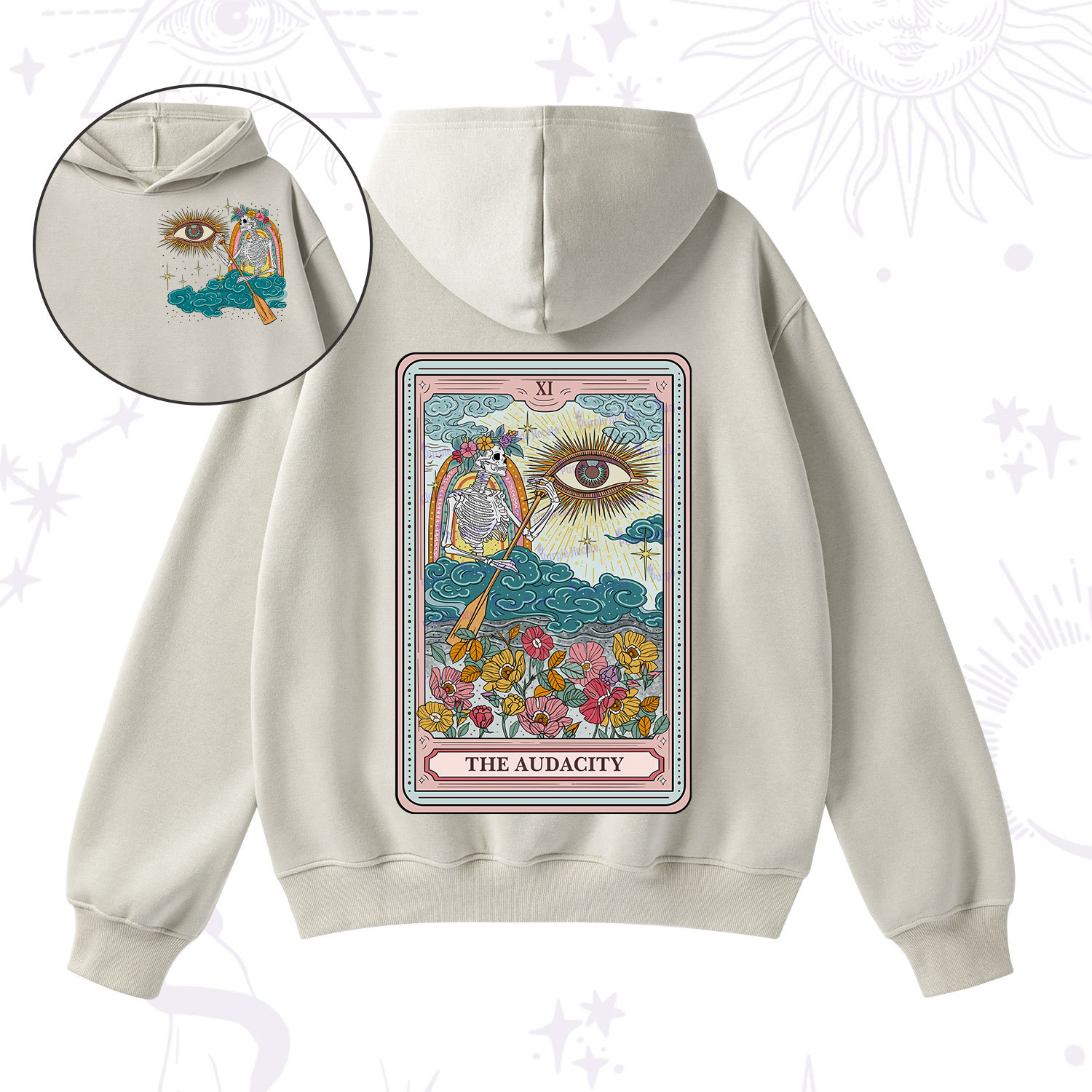 Purplehecate The Audacity Tarot Fleece Hoodie Suit