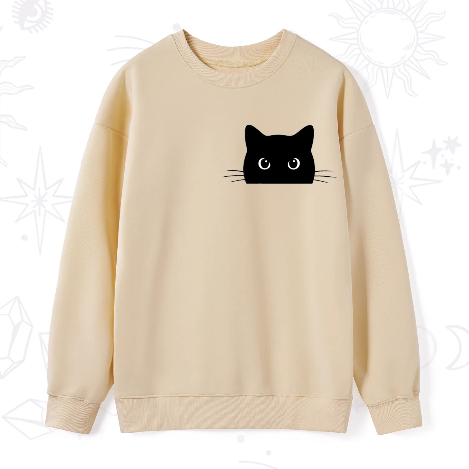 Purplehecate Black Cat Sweatshirt