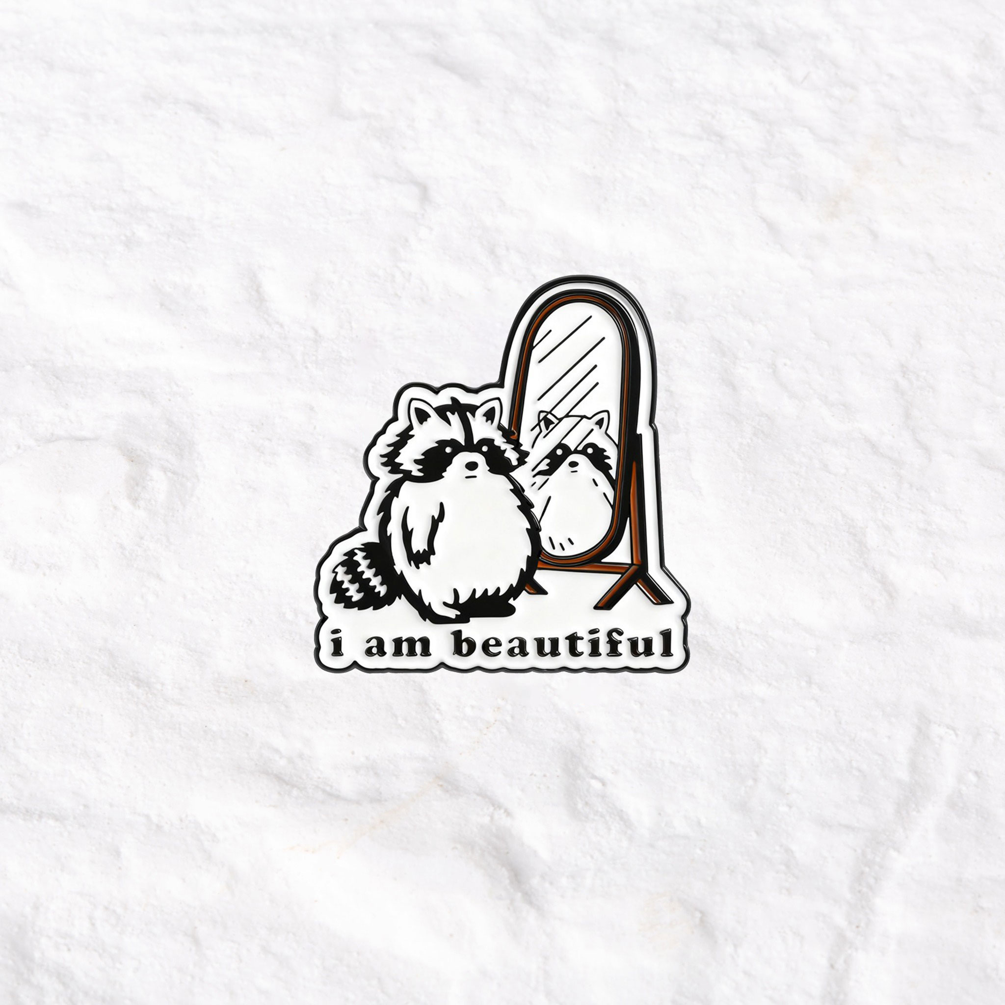 Purplehecate  I Am Beautiful Pin