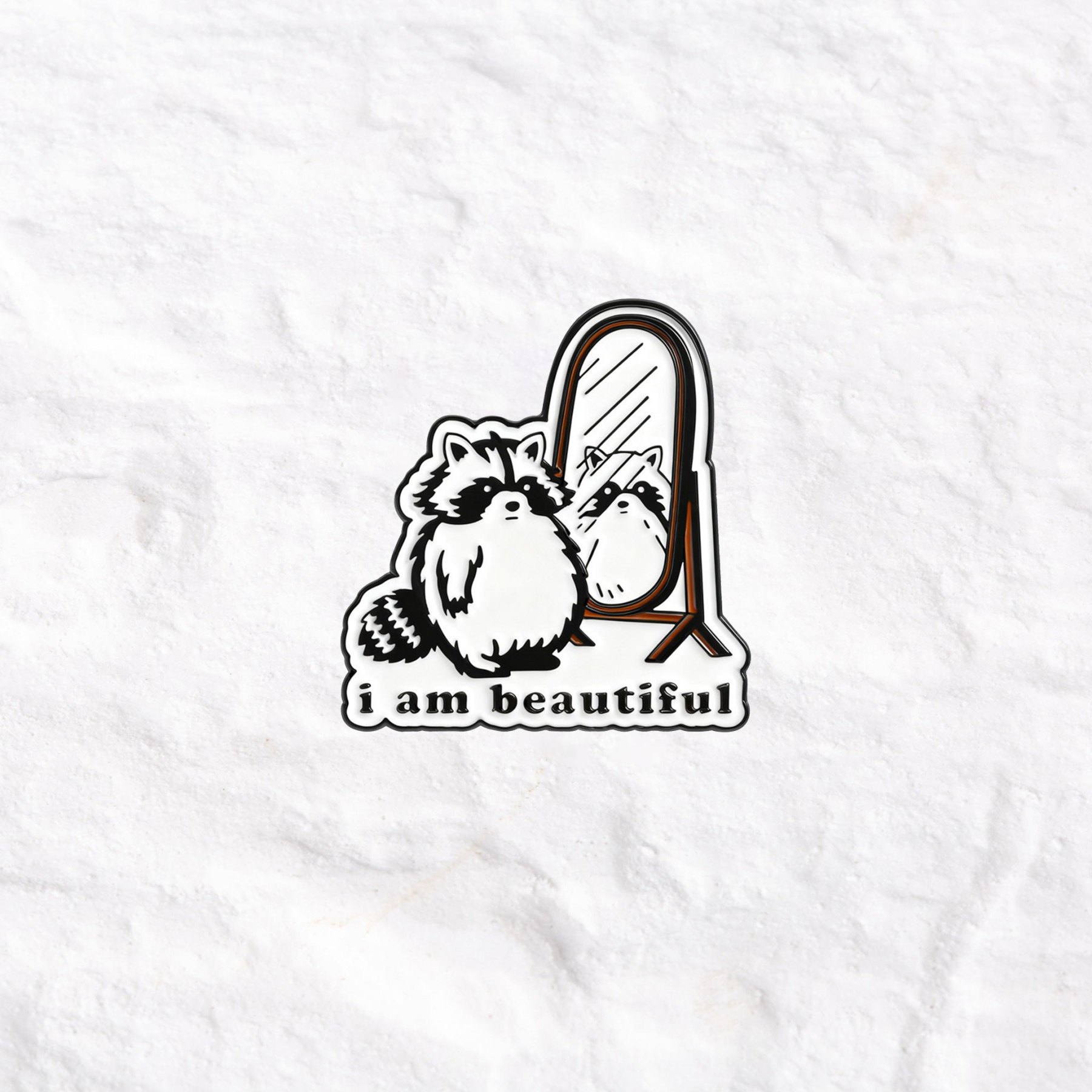 Purplehecate I Am Beautiful Pin