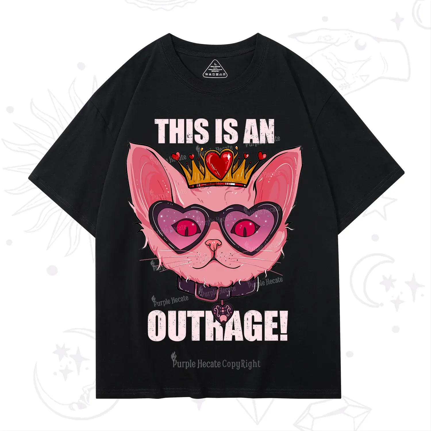 Purplehecate This is an Outrage T-Shirt