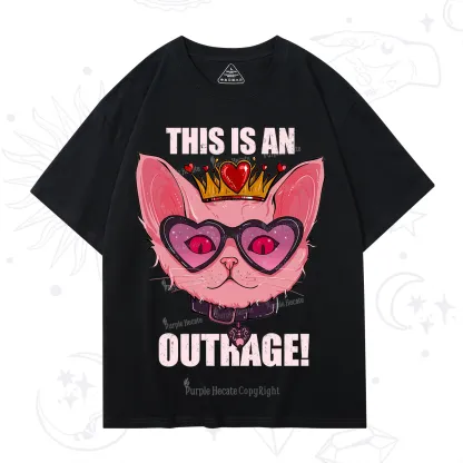 Purplehecate This is an Outrage T-Shirt