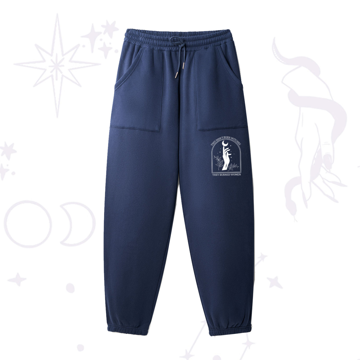 Purplehecate They Didn't Burn Witches They Burned Women Fleece Sweatpants