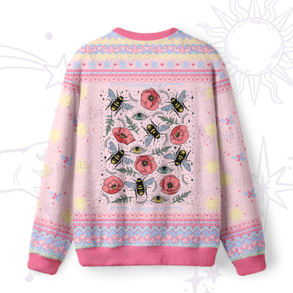 Purplehecate The Bee's Knees Ugly Christmas Sweatshirts