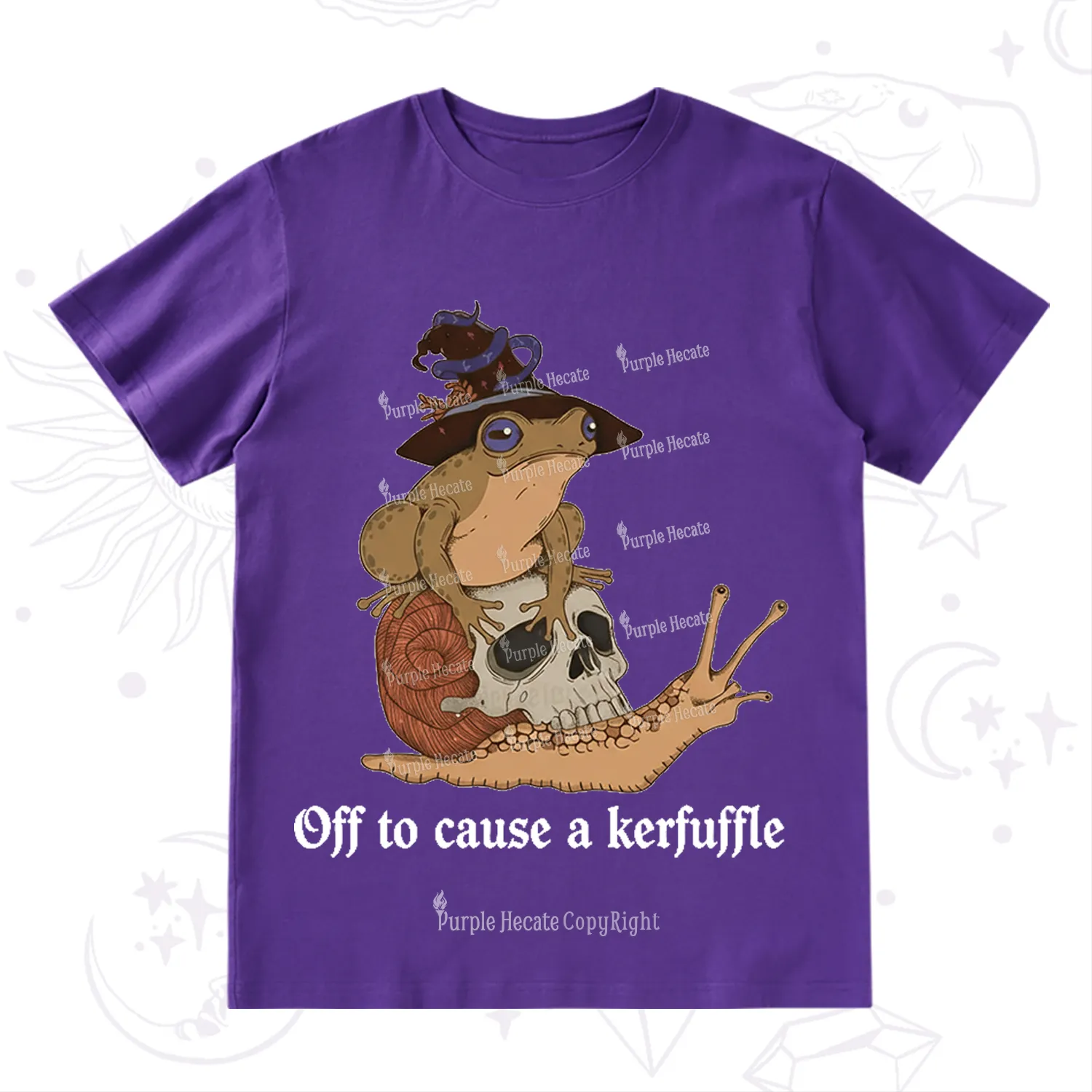 Purplehecate Off To Cause A Kerfuffle T-Shirt