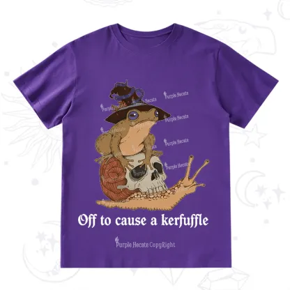 Purplehecate Off To Cause A Kerfuffle T-Shirt
