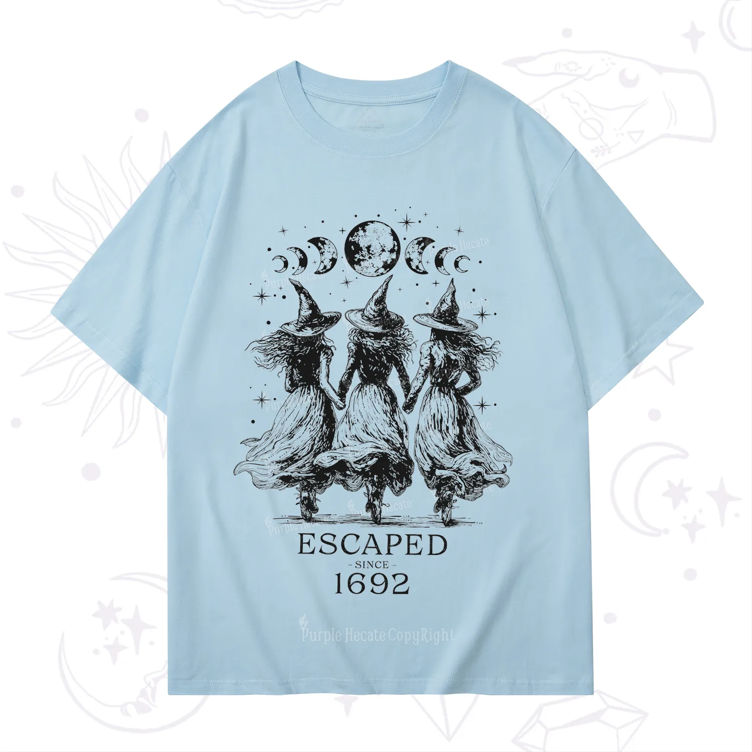 Purplehecate Escaped Since 1692 T-Shirt
