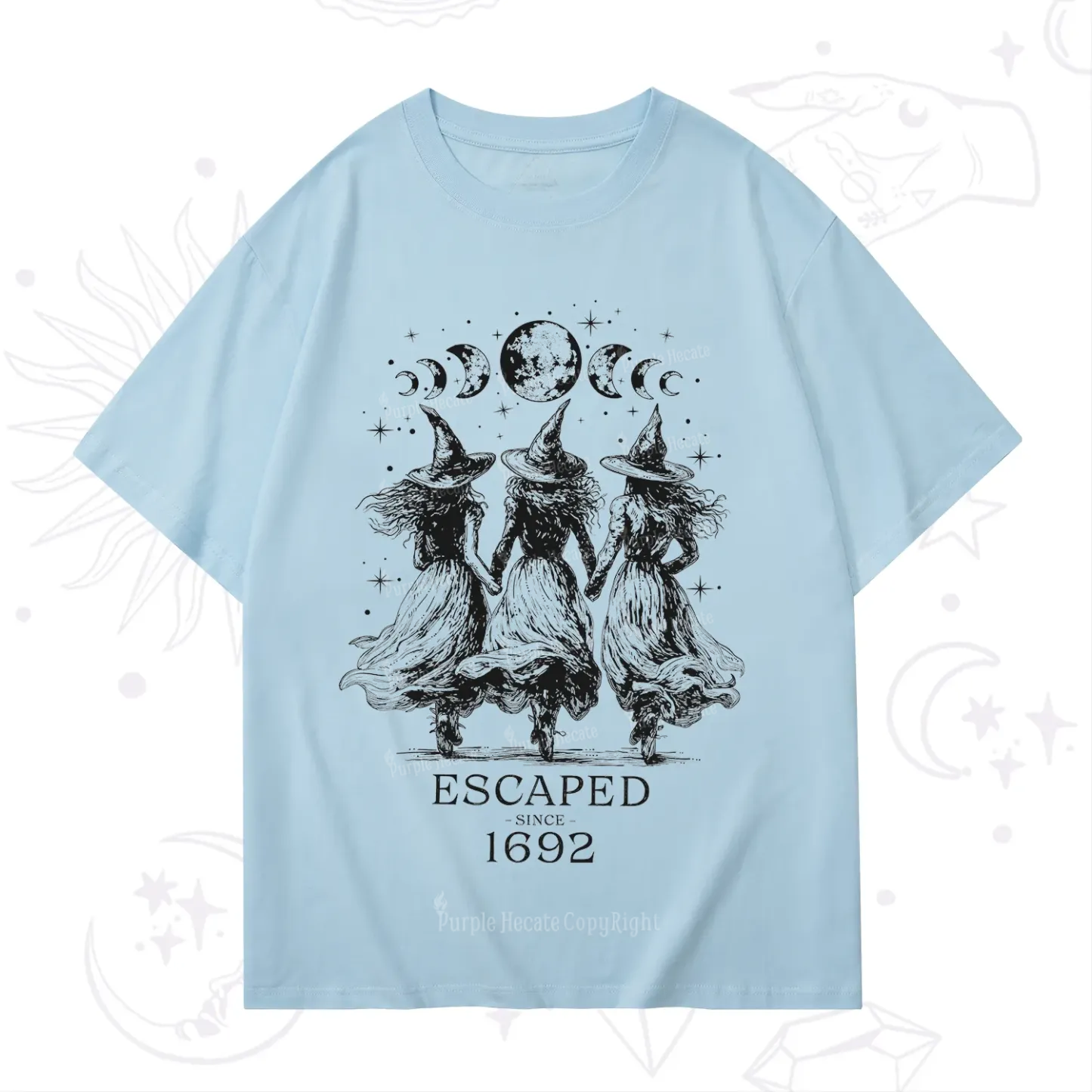 Purplehecate Escaped Since 1692 T-Shirt