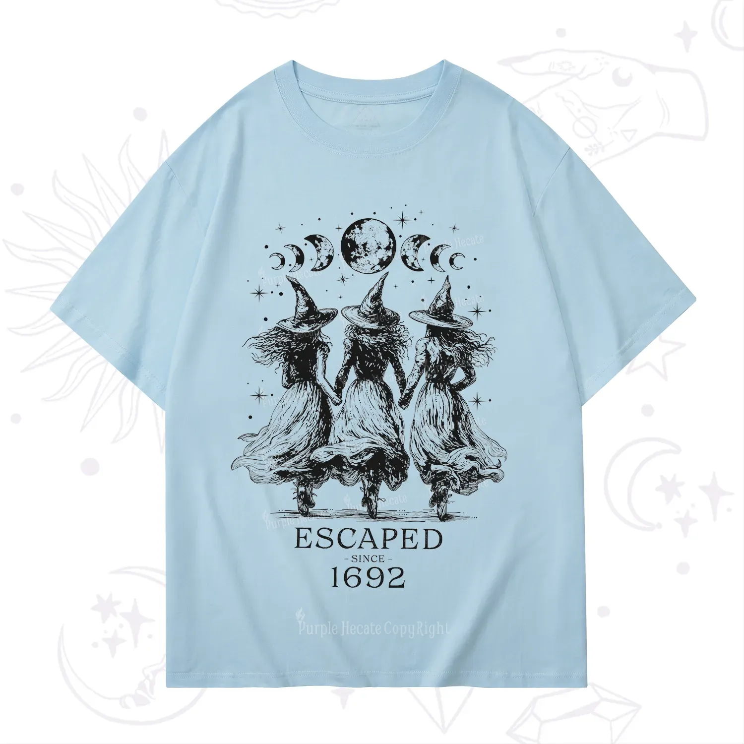 Purplehecate Escaped Since 1692 T-Shirt